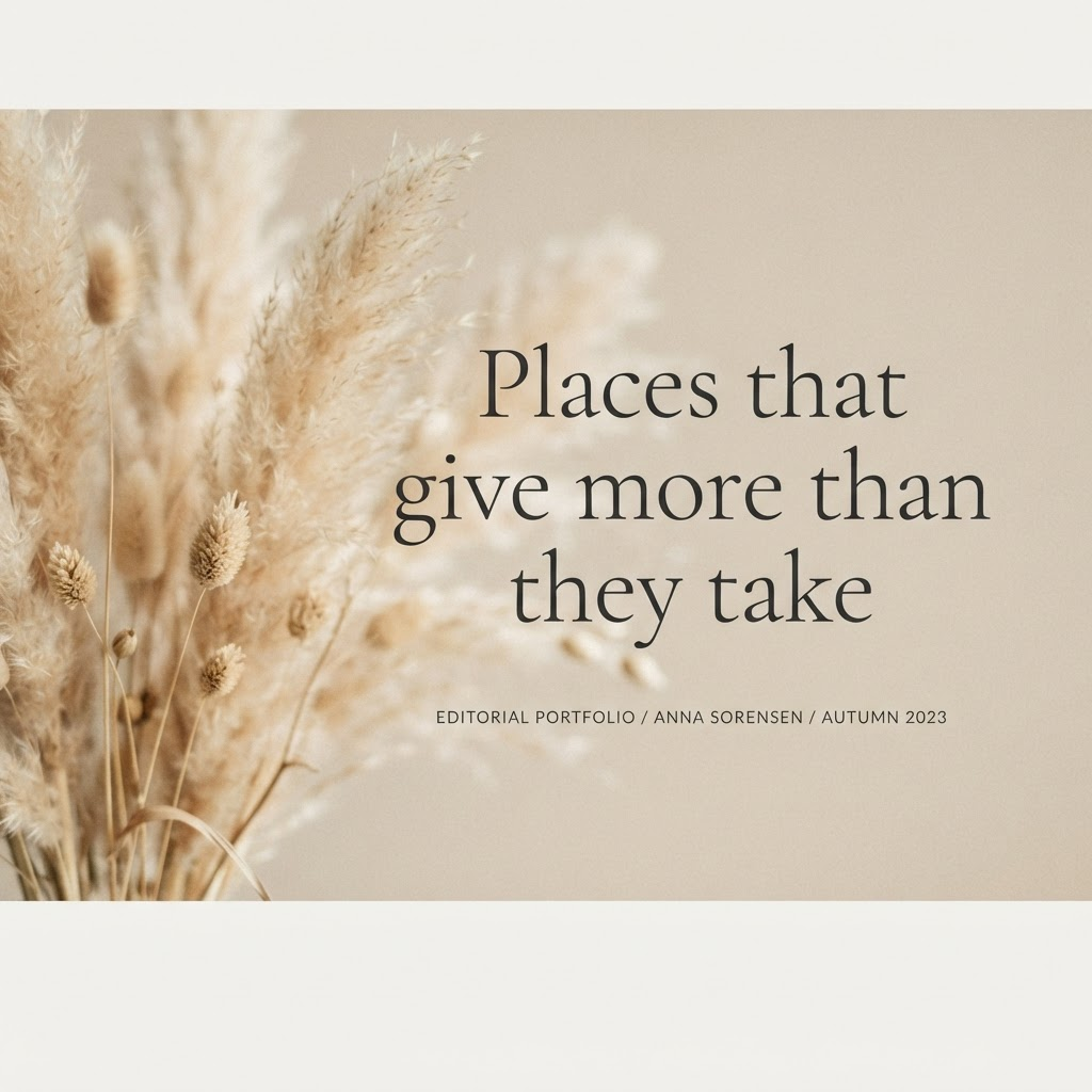 Places That Give More presentation template